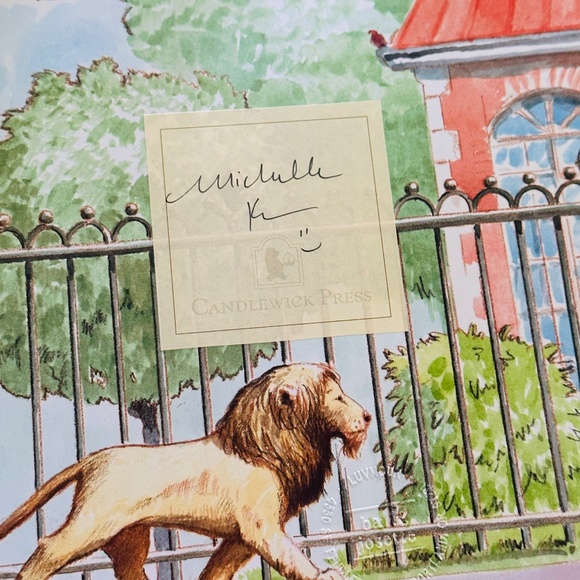 Autographed Edition Library Lion Michelle Knudsen Hardcover Picture Book - Picture 2 of 16